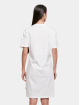 Build Your Brand Robe Ladies Organic Oversized Slit Tee blanc