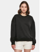 Build Your Brand Svetry Oversized Crewneck čern