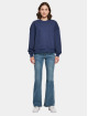 Build Your Brand Sweat & Pull Oversized Crewneck bleu