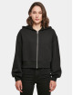 Build Your Brand Sweatvest Short Oversized zwart