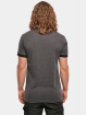 Build Your Brand T-Shirt Ringer grau