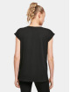 Build Your Brand T-Shirt Ladies Viscose 2-Pack noir