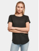 Build Your Brand T-Shirt Ladies Fit 2-Pack noir