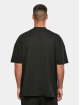 Build Your Brand t-shirt Oversized Mock Neck zwart