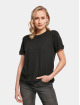 Build Your Brand t-shirt Ladies Laces zwart