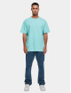 Build Your Brand T-Shirty Heavy Oversize niebieski