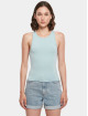 Build Your Brand Tank Top Racer Back blå