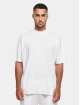Build Your Brand Trika Oversized Mock Neck bílý
