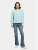 Build Your Brand Tröja Oversized Crewneck blå