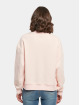 Build Your Brand trui Oversized Crewneck rose