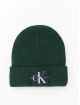Calvin Klein Jeans Beanie Monologo Patch groen