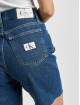 Calvin Klein Mom Jeans Bermuda blå