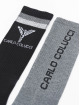 Carlo Colucci Chaussettes Logo gris