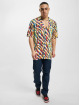 Carlo Colucci Chemise Knit Print blanc