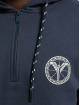 Carlo Colucci Mikiny Half Zip modrá