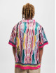 Carlo Colucci overhemd Knit Print bont