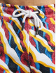 Carlo Colucci Shorts Knit Print weiß