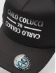 Carlo Colucci snapback cap Unisex Silber Folierung zwart