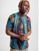 Carlo Colucci T-shirt RH Knit Print blu