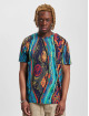 Carlo Colucci T-shirt RH Knit Print blu