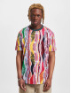 Carlo Colucci T-shirt Knit Print färgad
