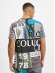Carlo Colucci T-Shirt Print Block gris