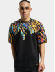 Carlo Colucci T-Shirt Oversize Print schwarz