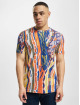 Carlo Colucci T-shirts Knit Print blå