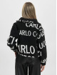 Carlo Colucci Transitional Jackets Cropped Teddy svart