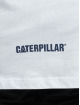 Caterpillar T-Shirt Wheels Print blanc