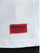 Caterpillar T-Shirt Wheels Print blanc