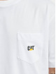 Caterpillar T-Shirt Pocket weiß