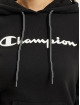 Champion Bluzy z kapturem Logo czarny