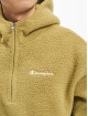 Champion Hoodies Half Zip Teddy grøn