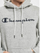 Champion Hoody Logo grau