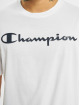 Champion t-shirt Logo wit