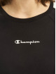 Champion t-shirt Logo Tape zwart