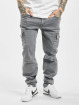 Cipo & Baxx Straight Fit Jeans Cargo grau