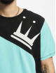 Dada Supreme T-Shirt Color Blocking Crown blau