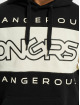 Dangerous DNGRS Bluzy z kapturem Kindynos Oversized Hoody czarny