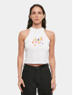 Days Beyond Tank Tops Positive Vibes Turtleneck Short bílý