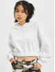 DEF Hoodie Cropped white