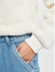 DEF Hoodie Teddy Zipper white