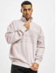 DEF Pullover Definitely Handwriting Embroidery purple