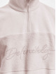 DEF Pullover Definitely Handwriting Embroidery purple