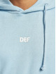 DEF Sweat capuche Oversized bleu