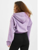 DEF Sweat capuche Cropped pourpre