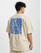DEF T-Shirt Wavy beige