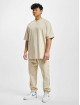 DEF T-Shirt Wavy beige