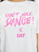 DEF T-shirt Don't Walk Dance bianco